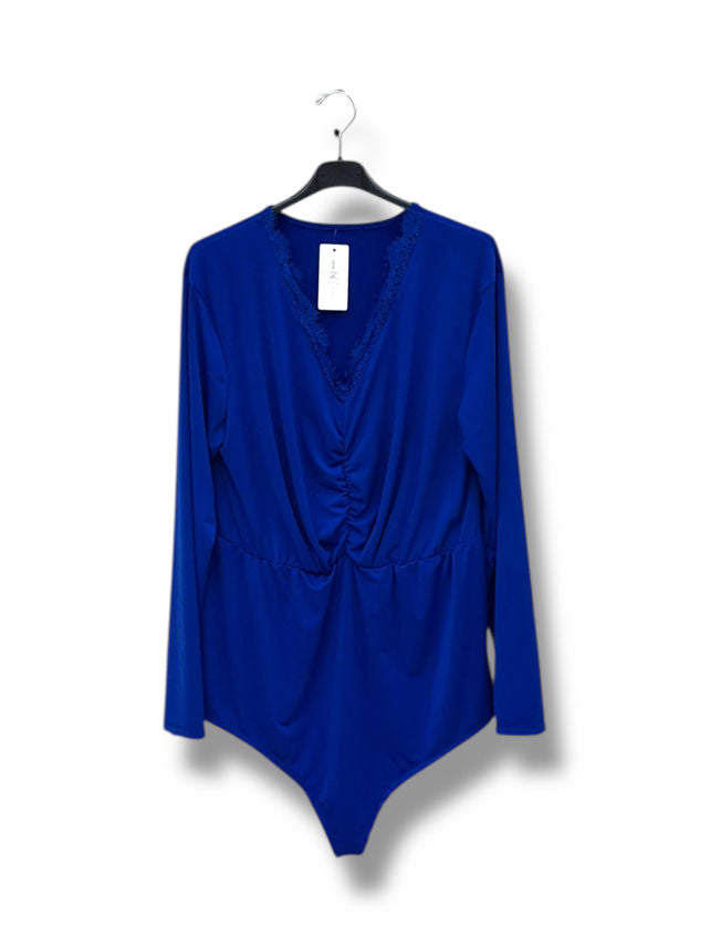 Body col V en dentelle Mobelle