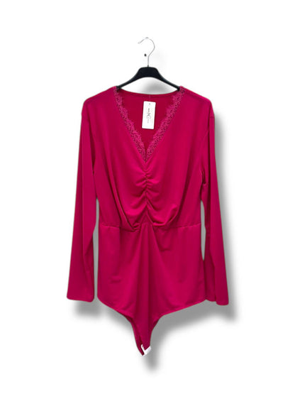 Body col V en dentelle Mobelle