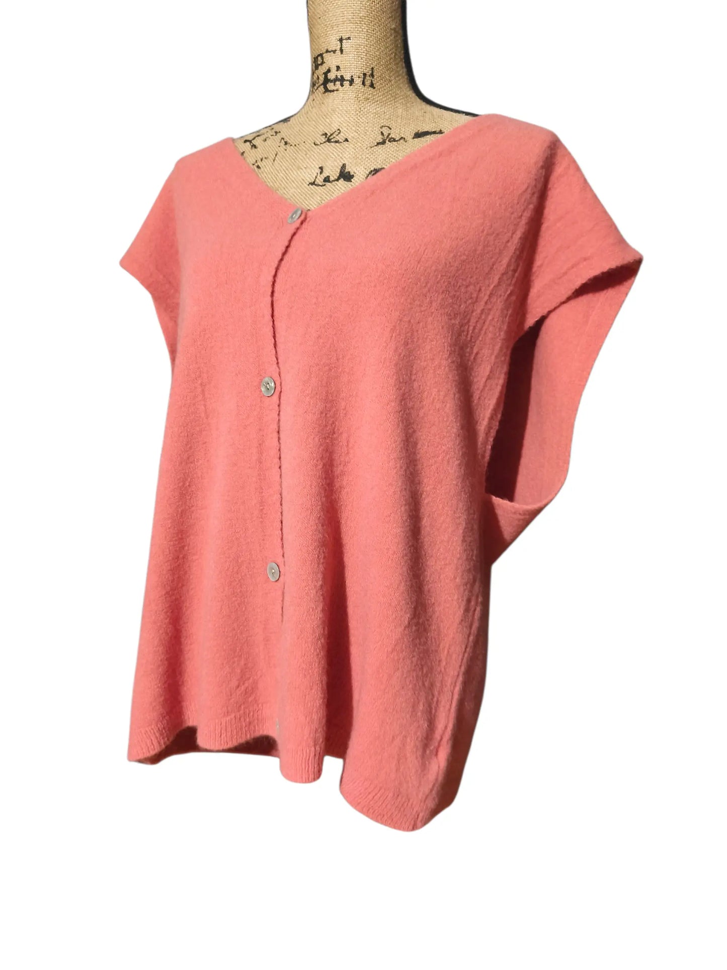 Gilet sans manches à boutons - Mobelle