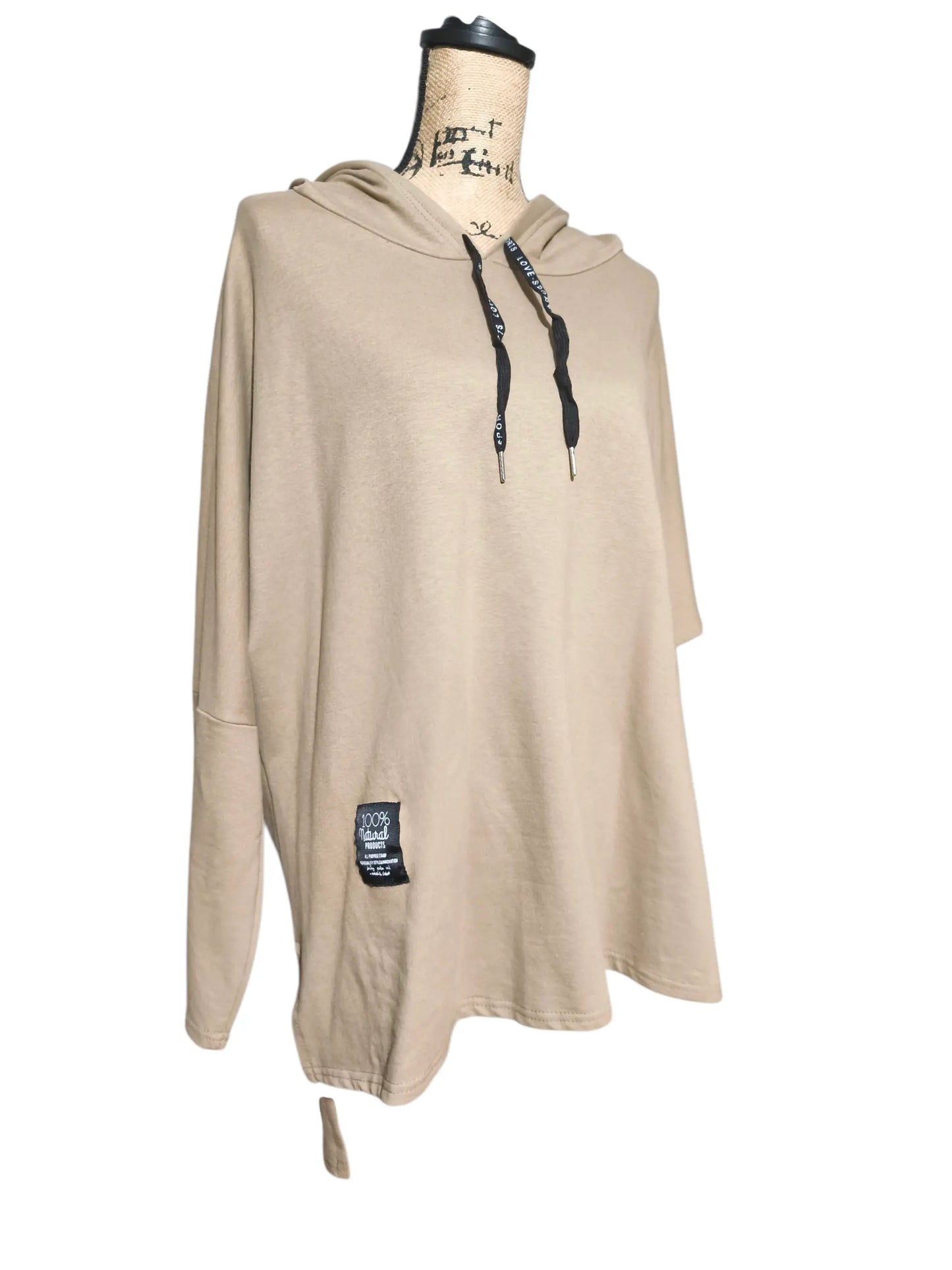 Pull à capuche 100% Natural Mobelle