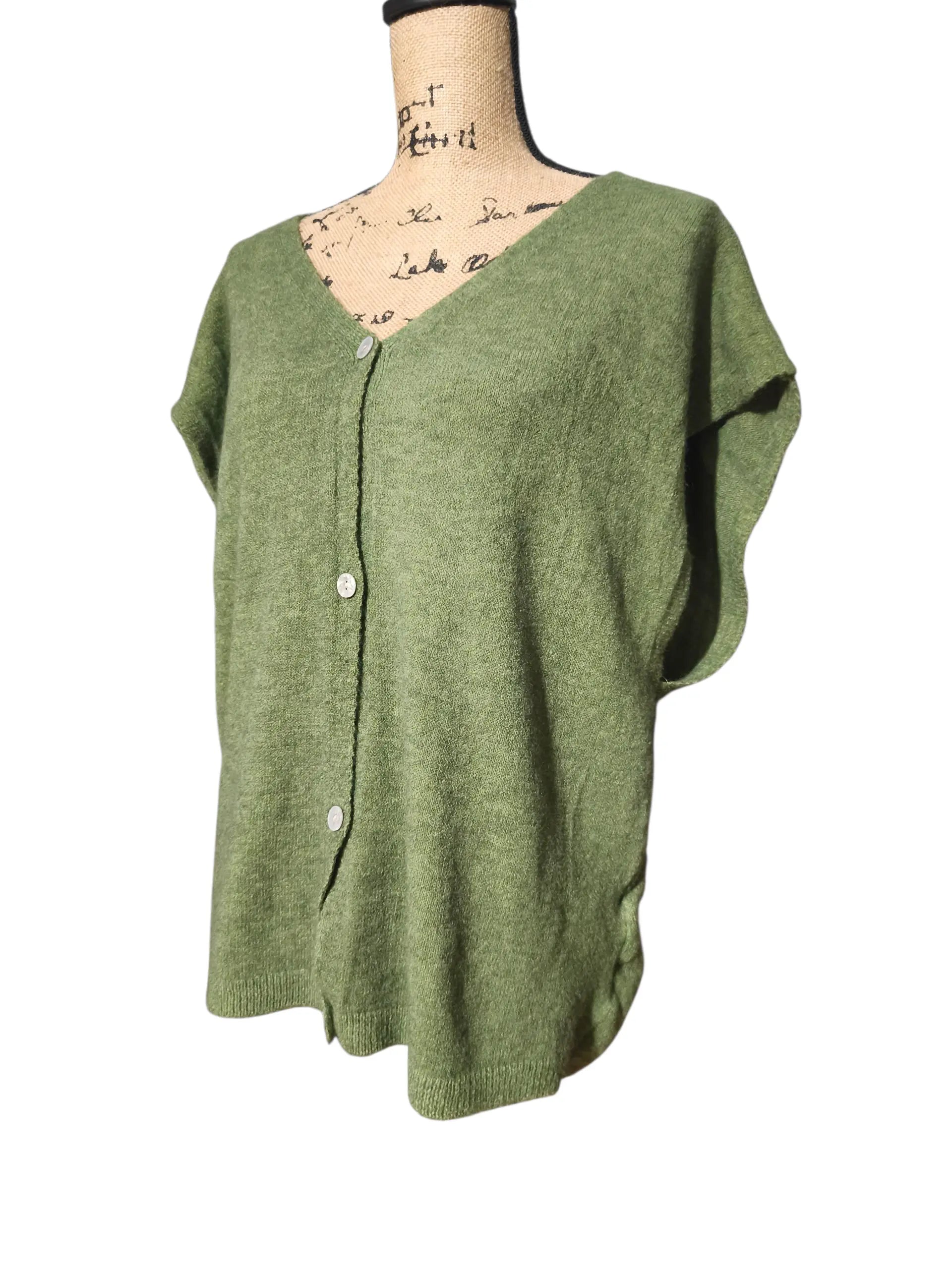 Gilet sans manches à boutons - Mobelle