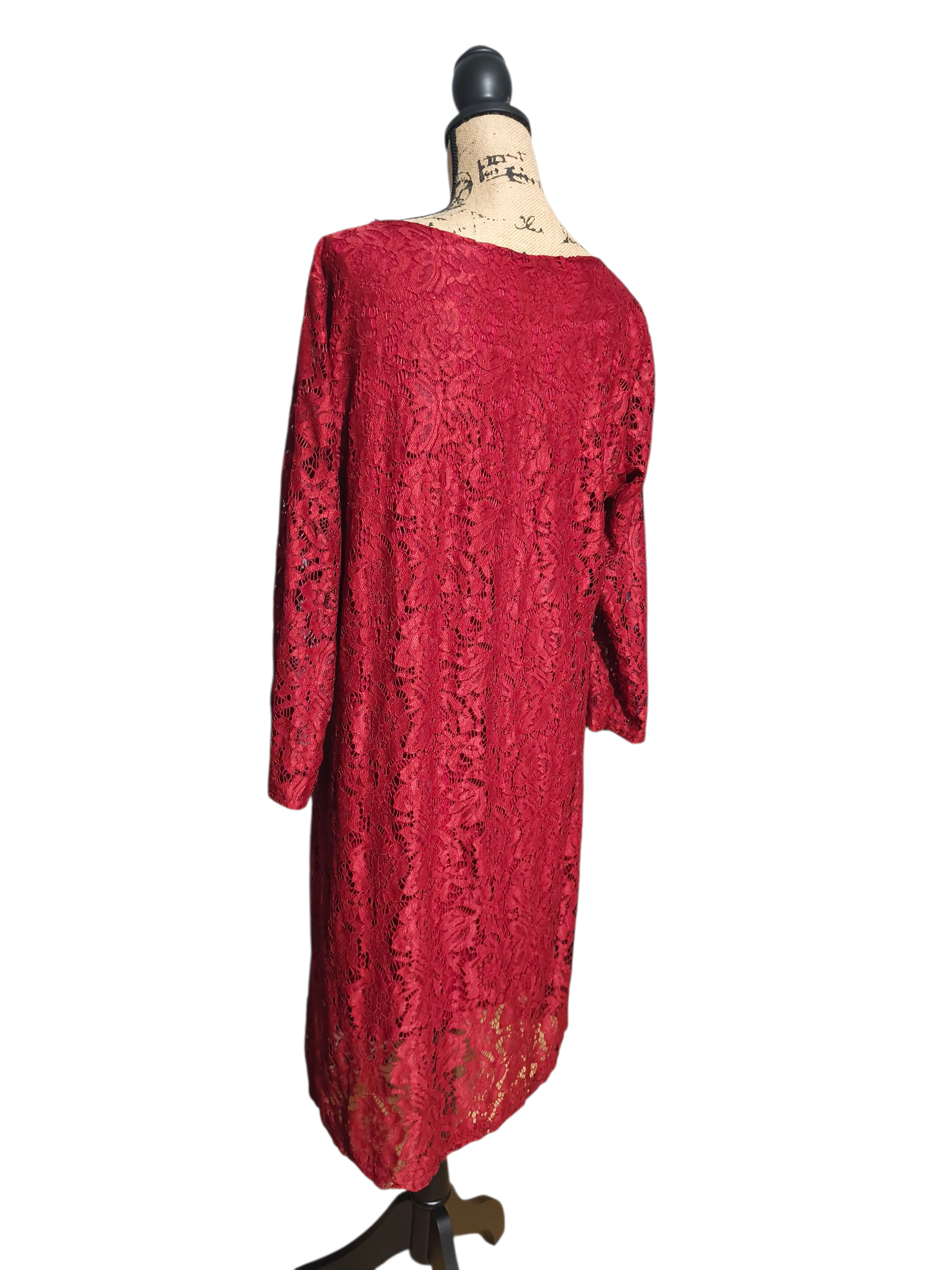 Robe mi-longue manche 3/4 - Mobelle