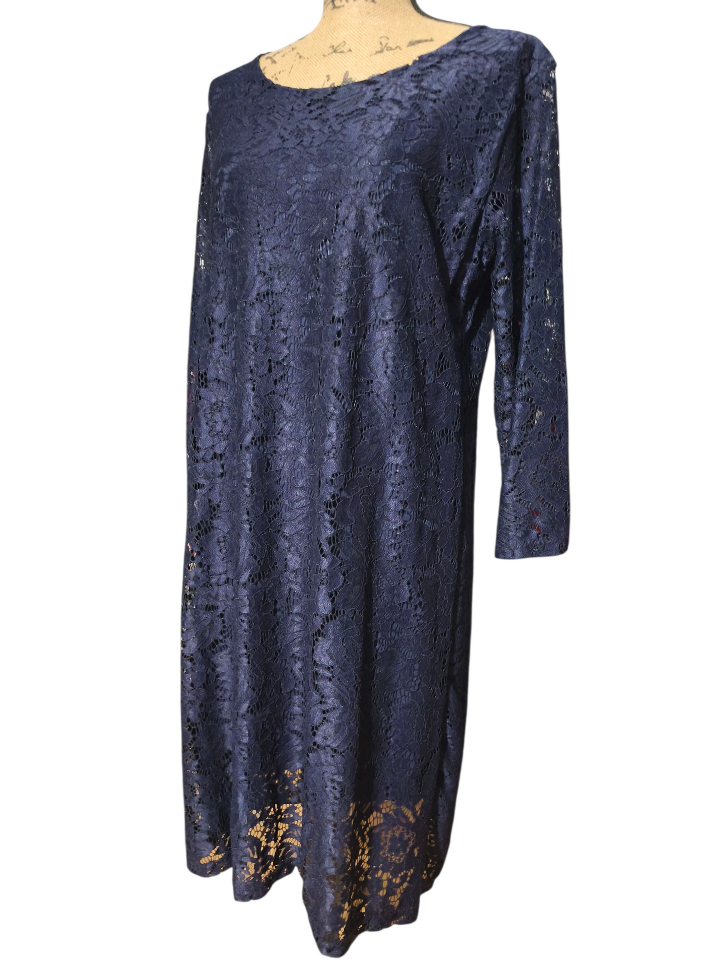 Robe mi-longue manche 3/4 - Mobelle