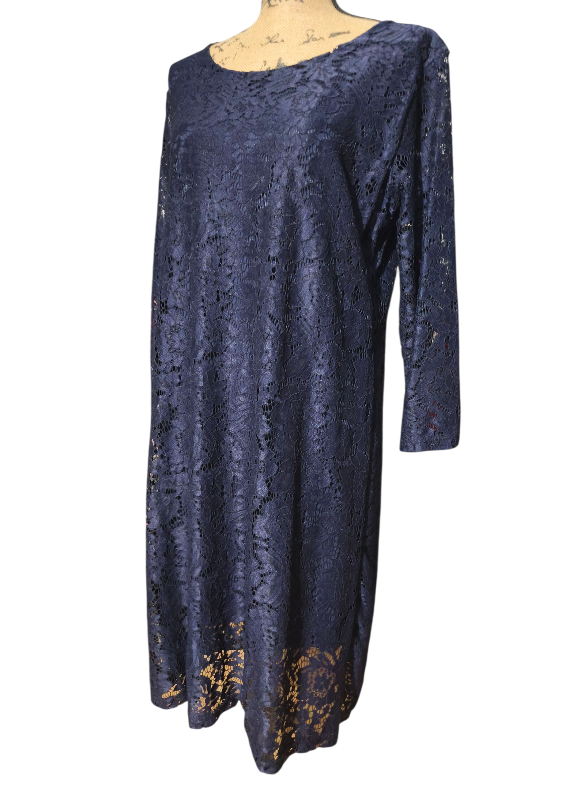 Robe mi-longue manche 3/4 - Mobelle