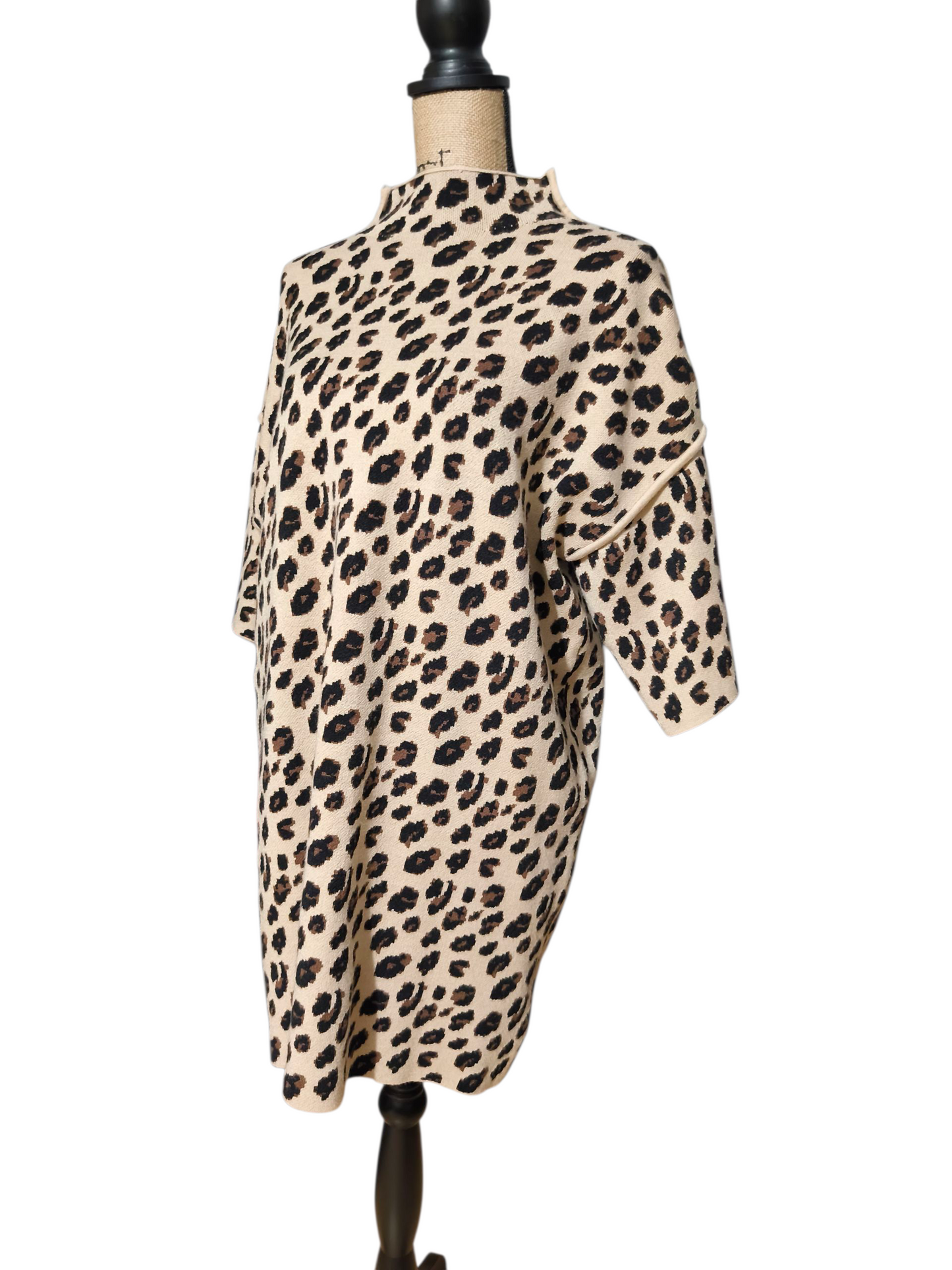 Robe mi-longue Léopard - Mobelle