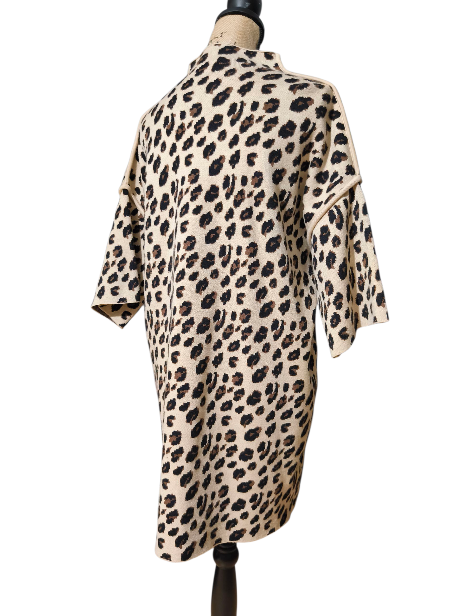 Robe mi-longue Léopard - Mobelle