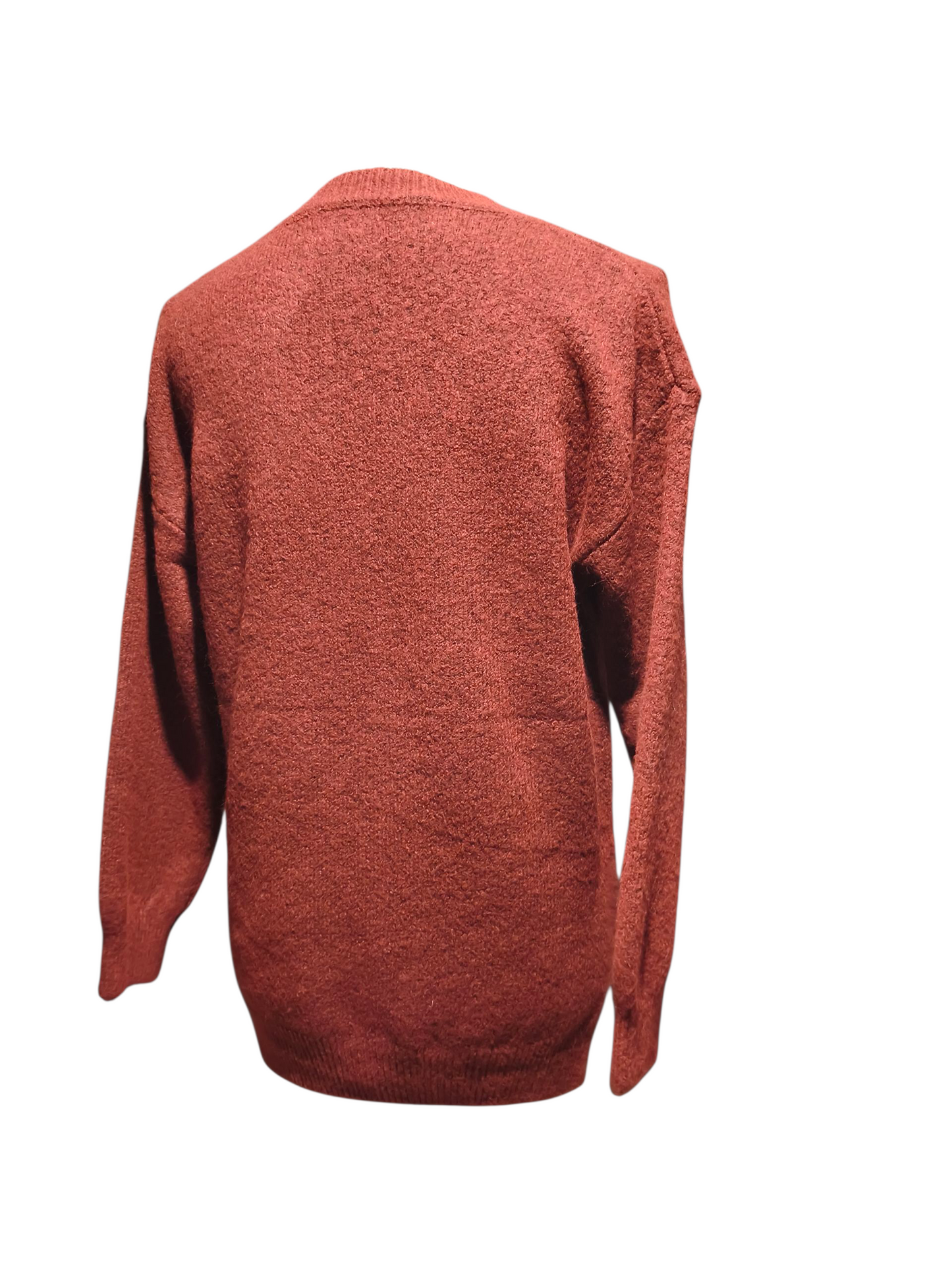 Pull uni col rond Mobelle