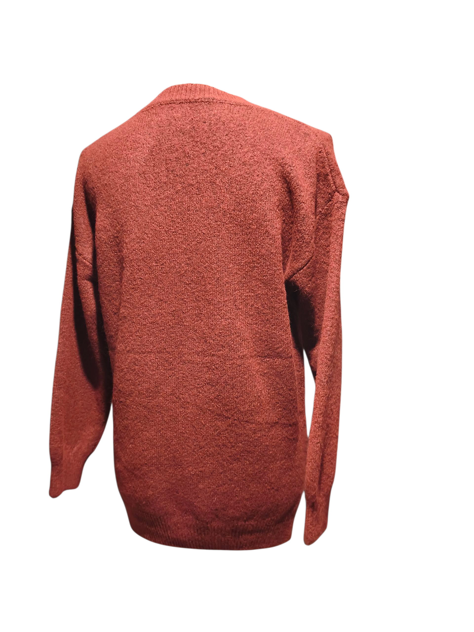 Pull uni col rond Mobelle