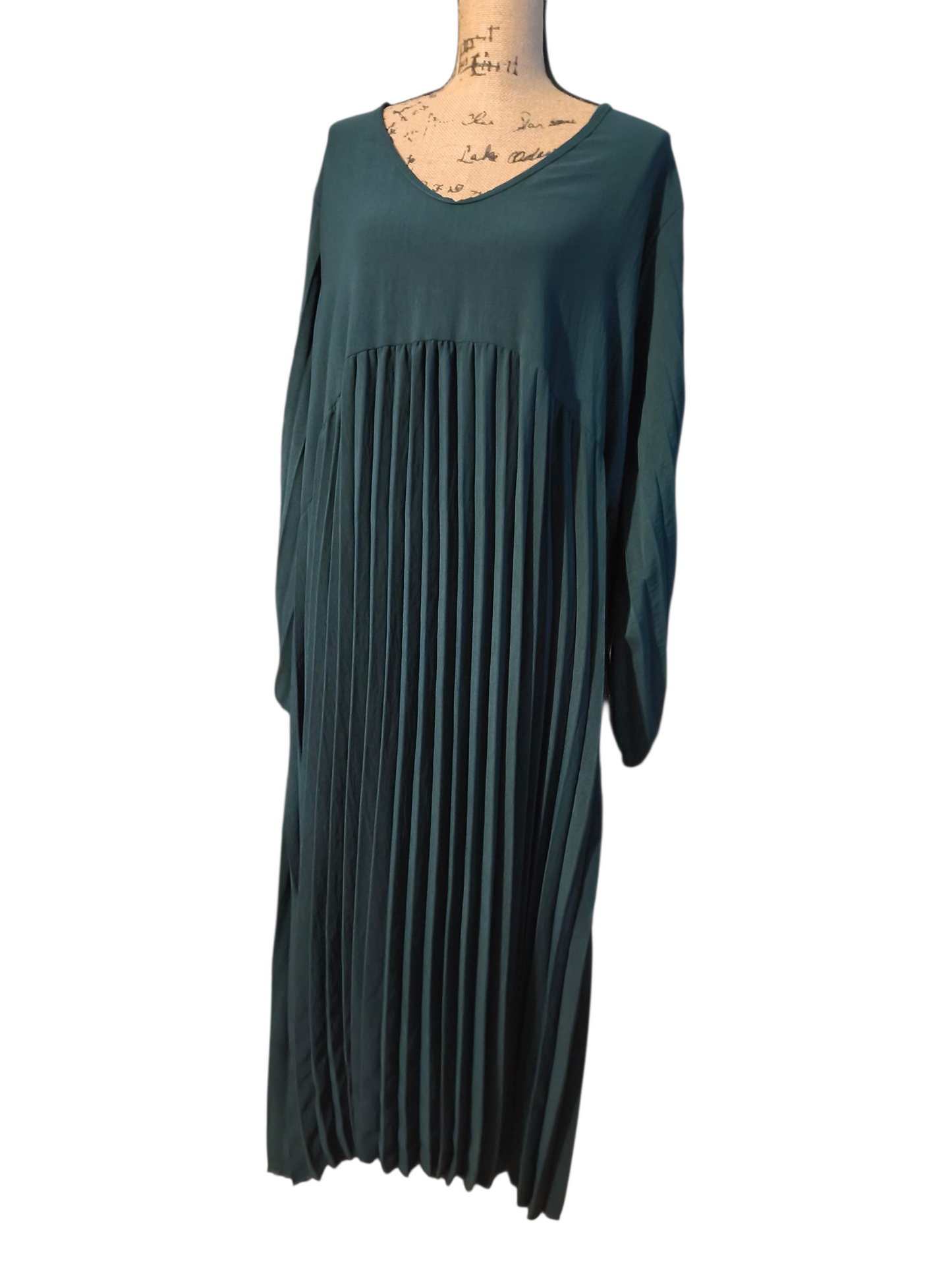 Robe longue plissée - Mobelle