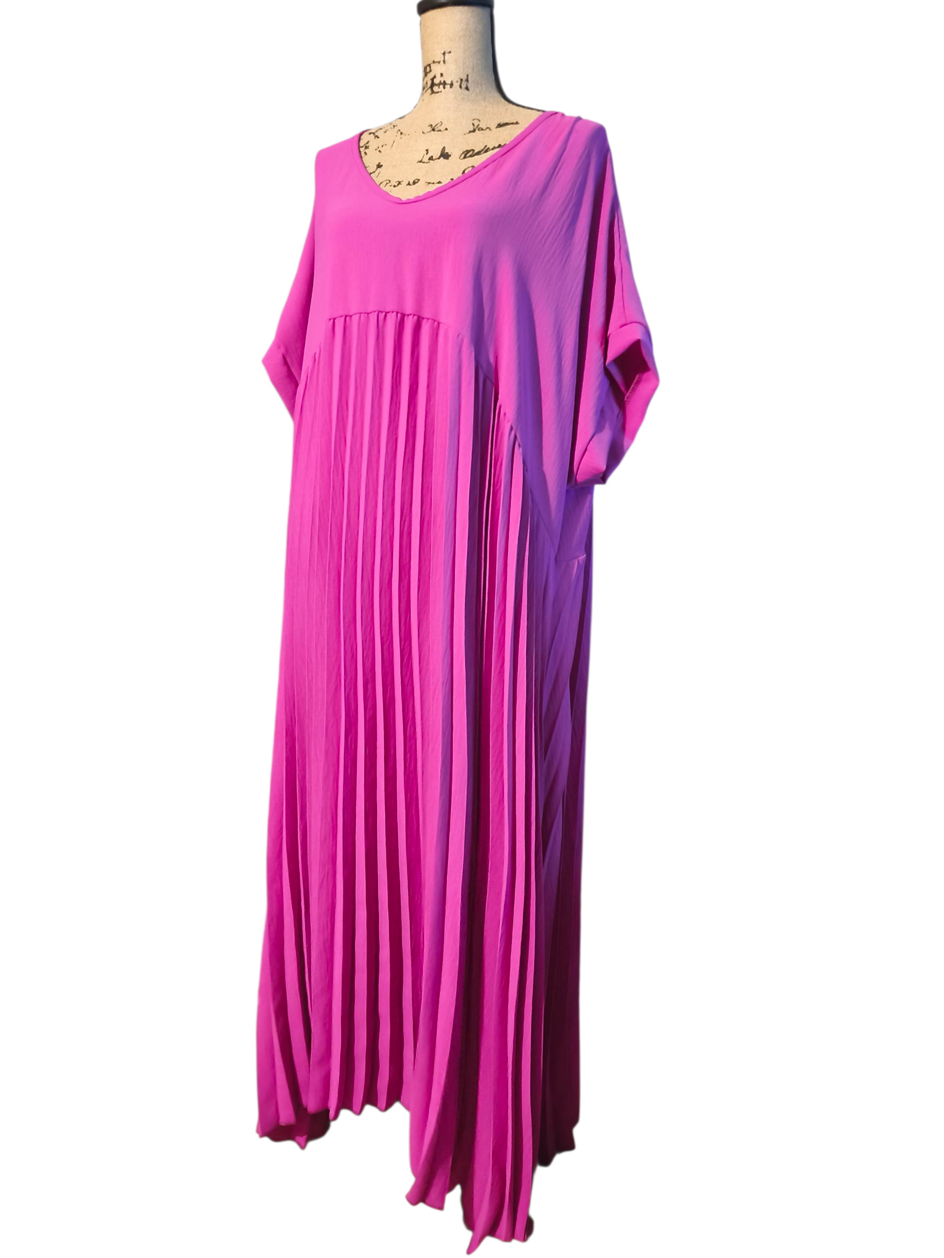 Robe longue plissée - Mobelle