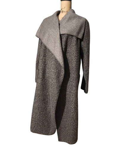 Manteau Asymétrique Gris Mobelle