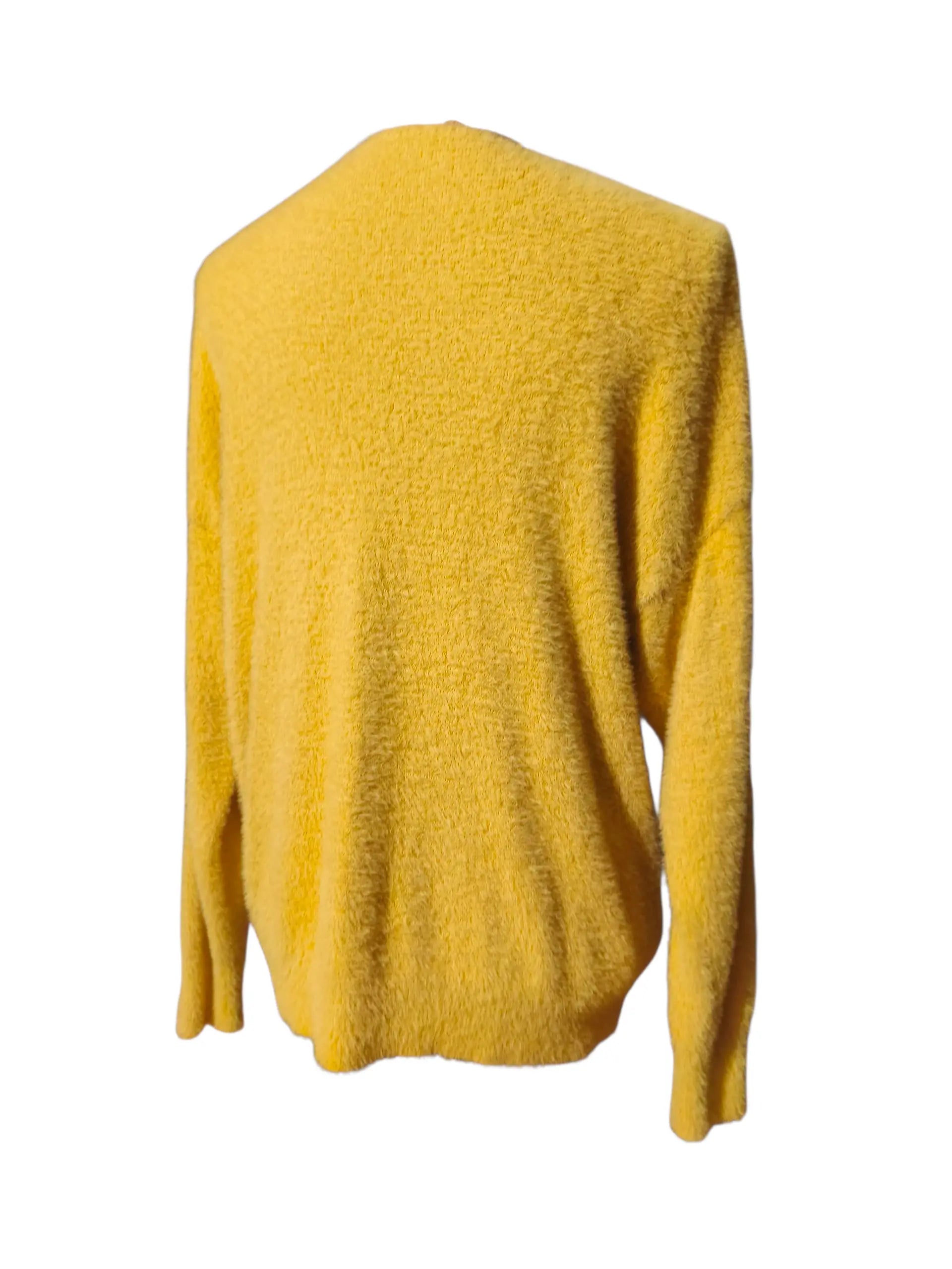 Gilet Col ouvert Jaune - Mobelle