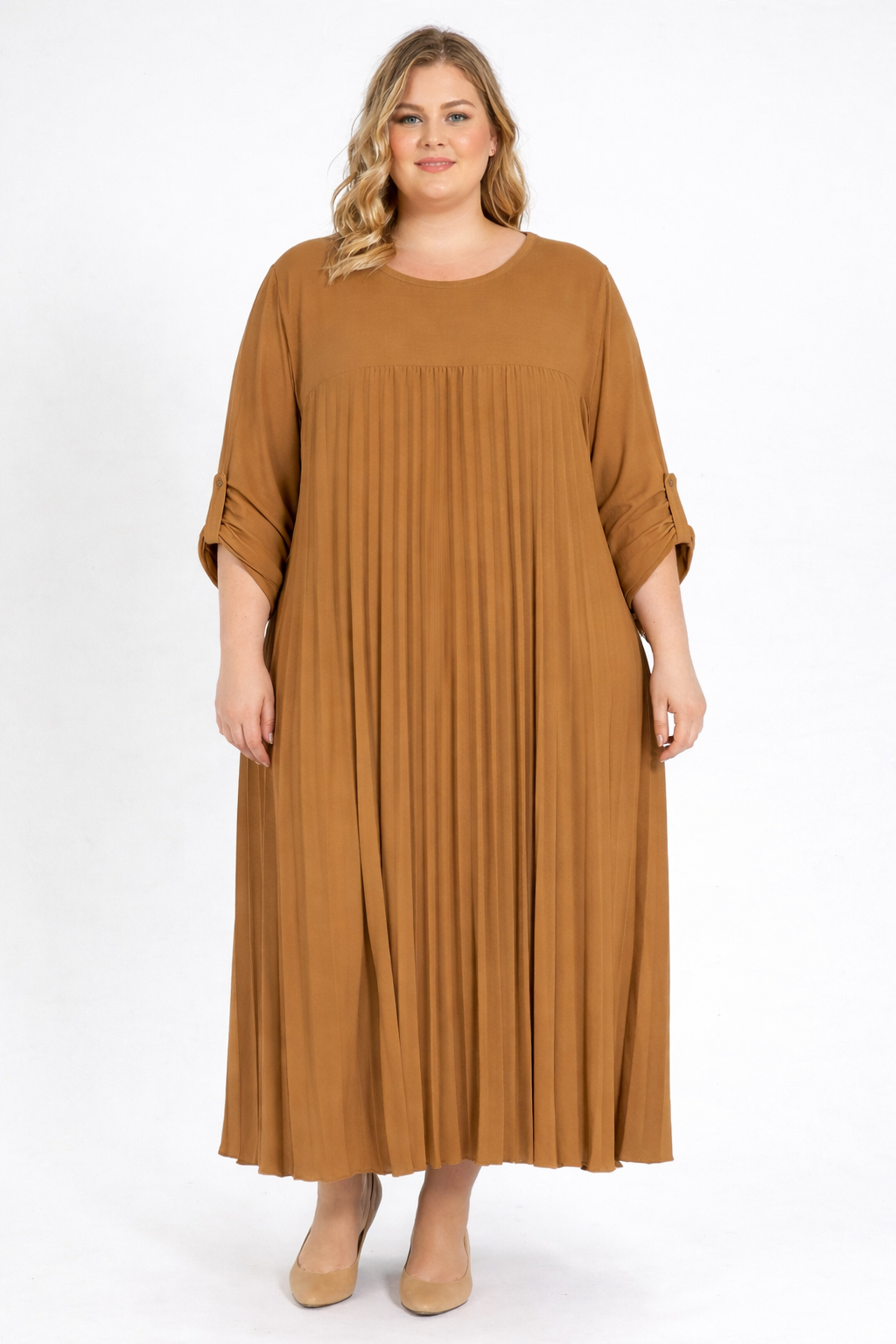 Robe Longue Plissée Mobelle