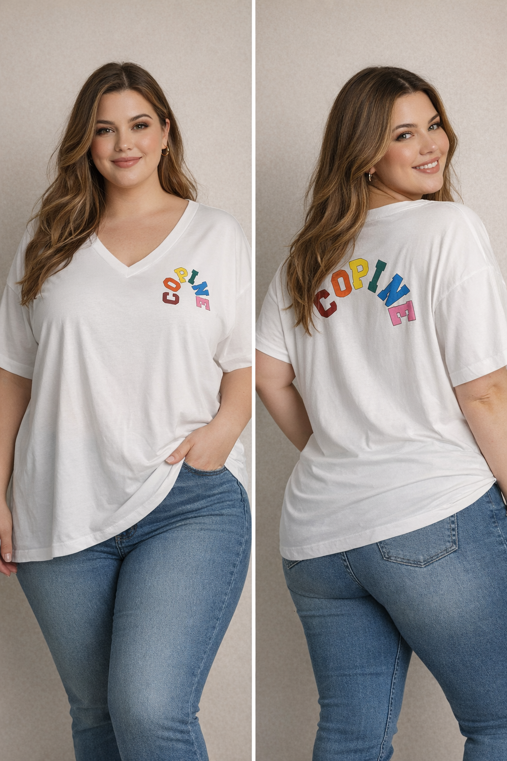 T-shirt "COPINE" Mobelle