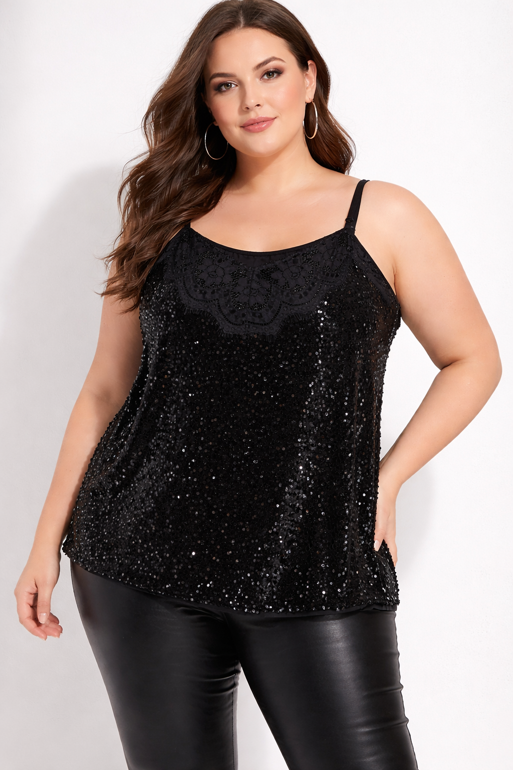 Débardeur sequins Mobelle