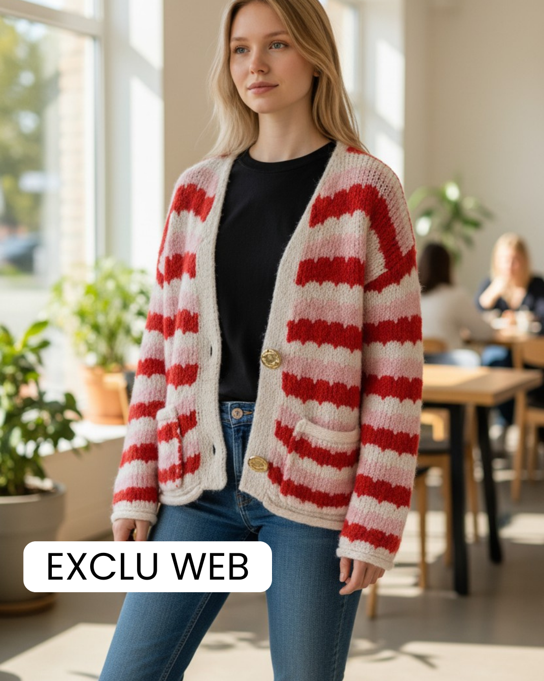 Gilet sans manche wavy Mobelle