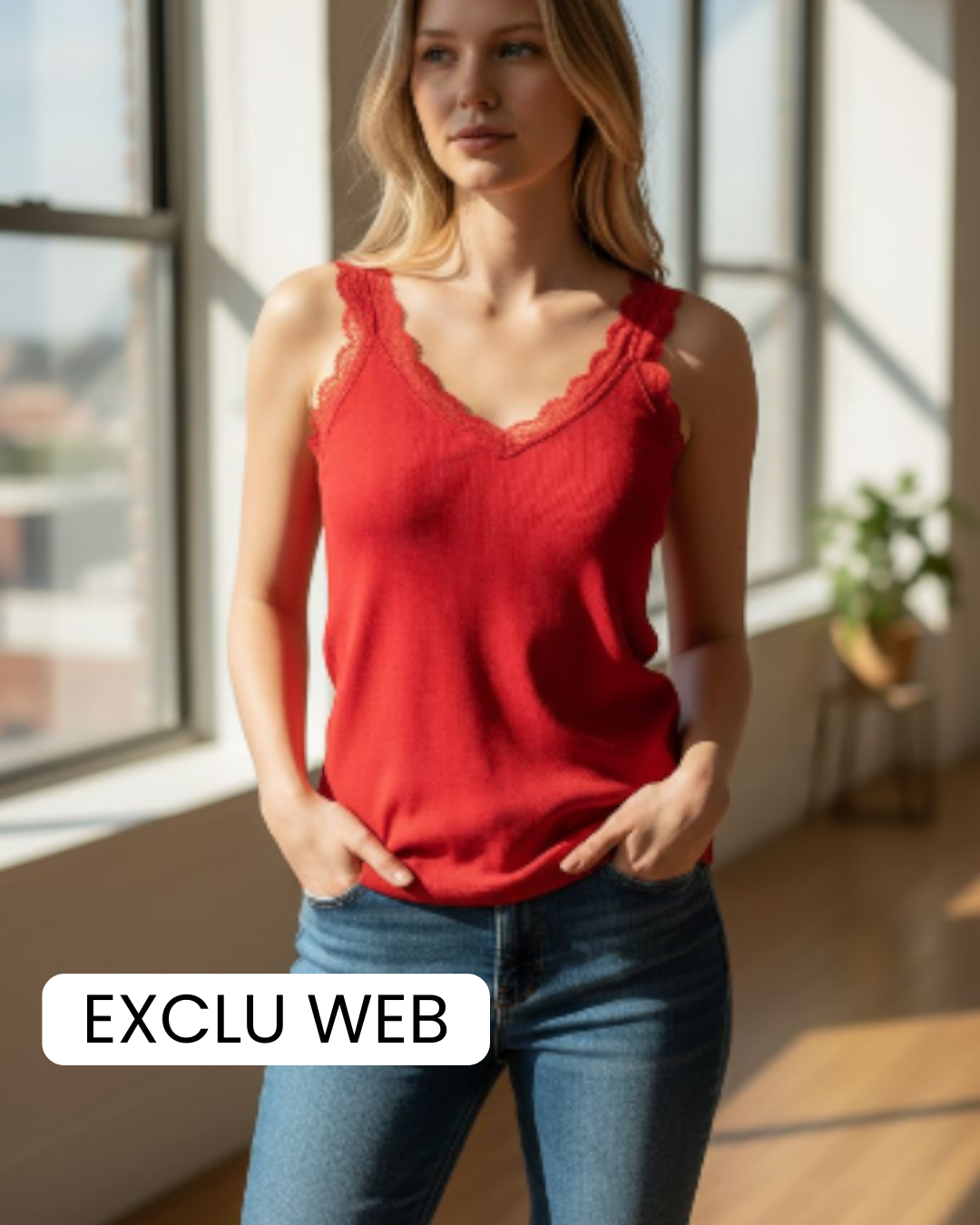 Débardeur dentelle Mobelle