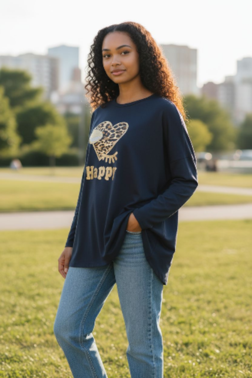 T-shirt manches longues HAPPY Mobelle