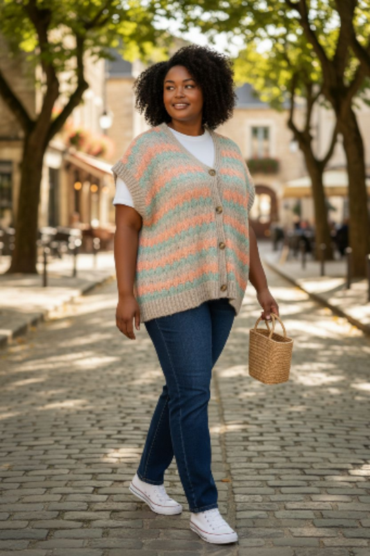 Gilet sans manches be couleur Mobelle