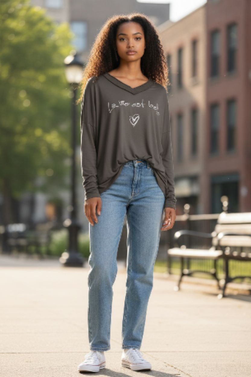 T-shirt La vie est belle Mobelle