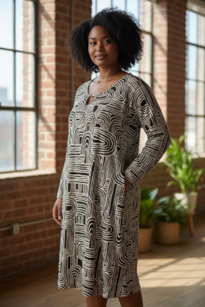 Robe motifs géométriques Mobelle