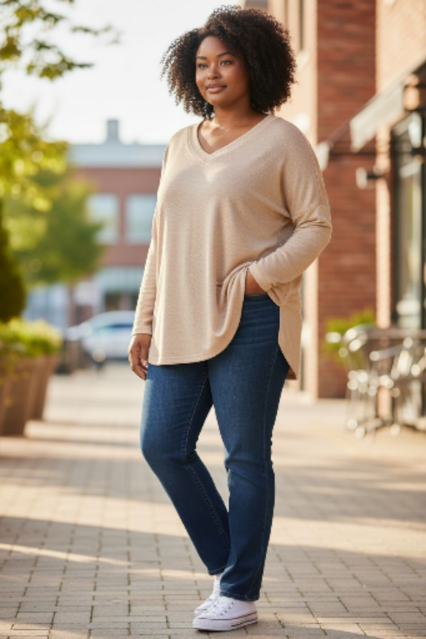 Tunique sable argenté Mobelle