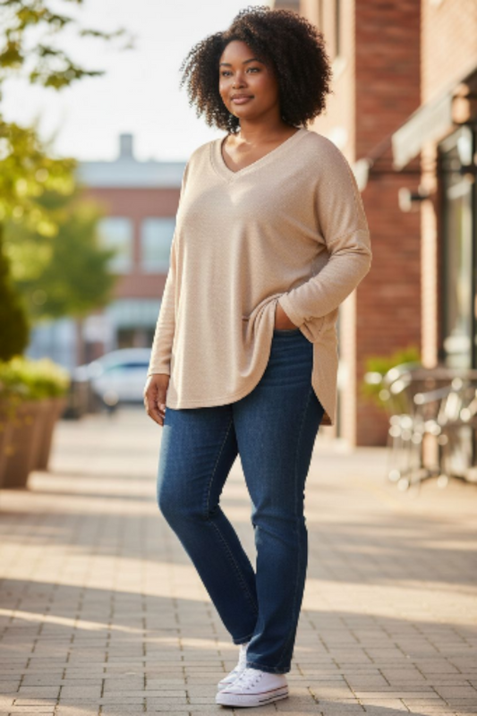 Tunique sable argenté Mobelle