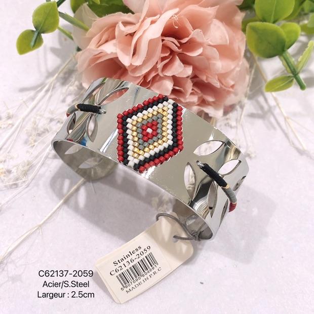 Bracelet  jonc acier - Mobelle