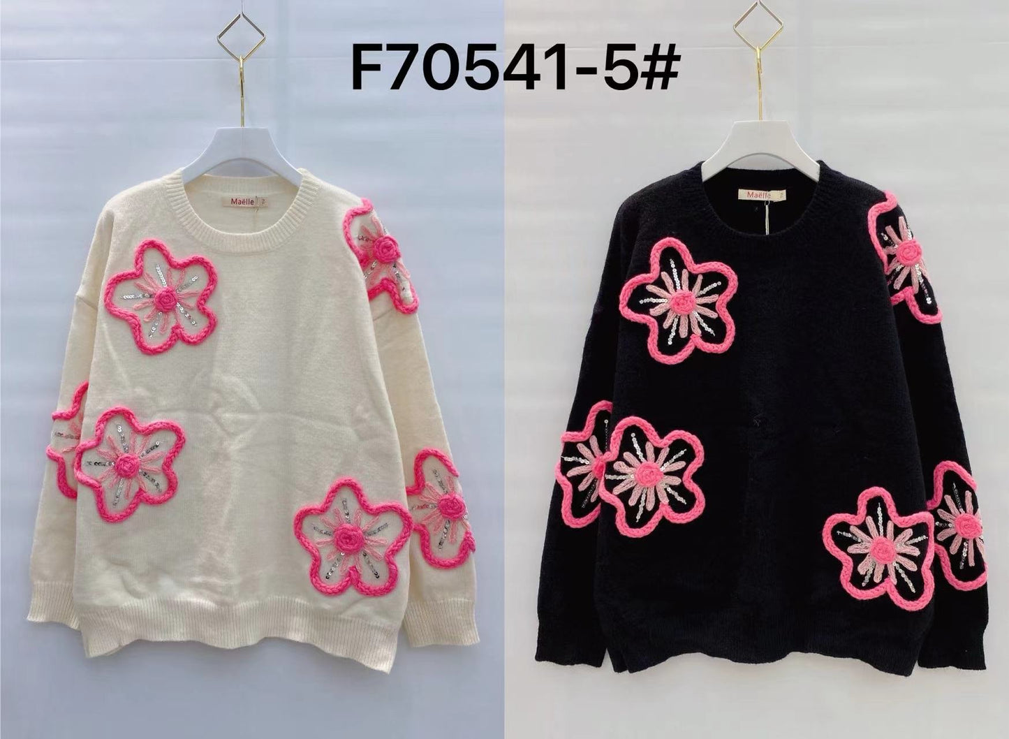 Pull fleur Mobelle