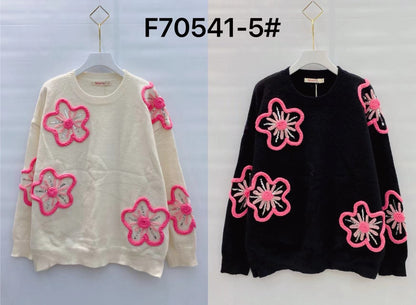 Pull fleur Mobelle