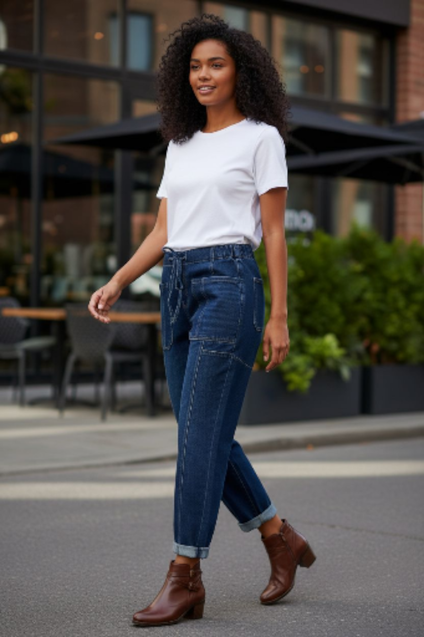 Jean élastiqué Mobelle