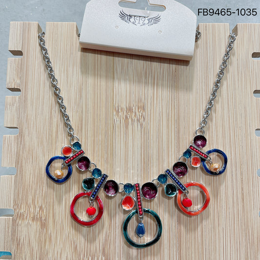 Collier multi couleur - Mobelle