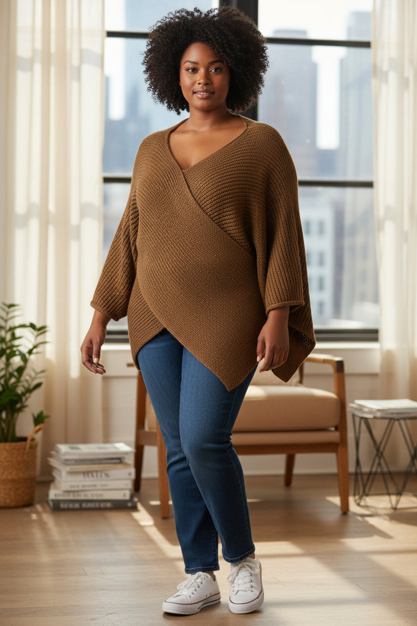 Pull Marron Mobelle