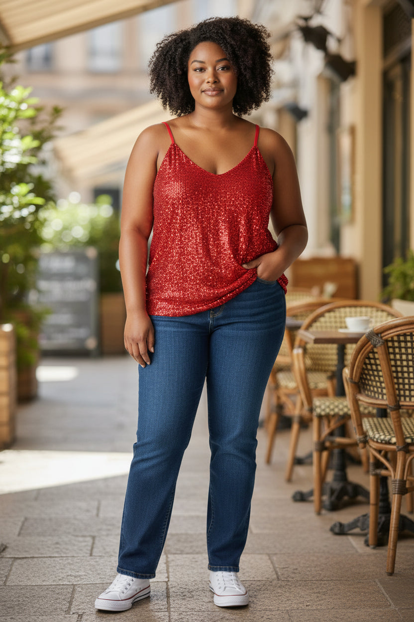 Débardeur rouge Mobelle