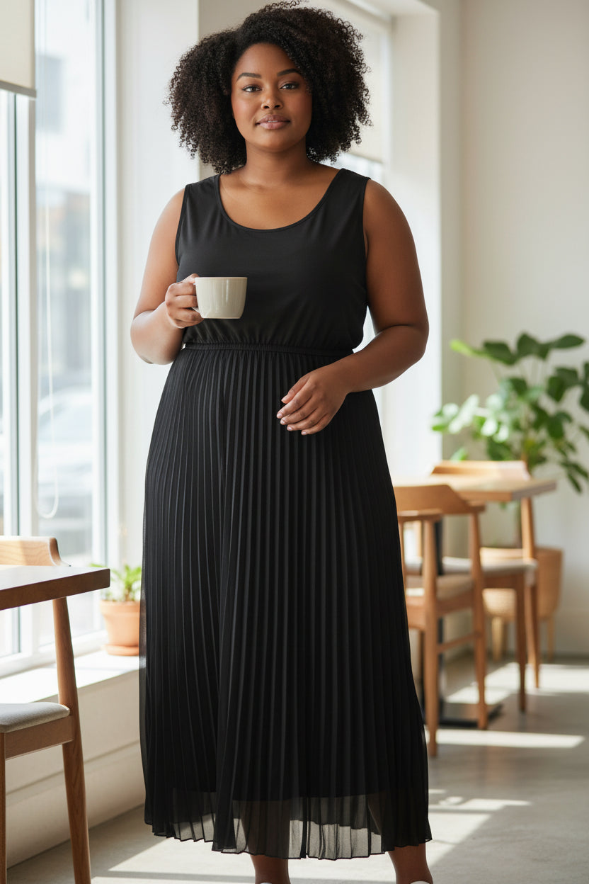 Robe longue noir Mobelle