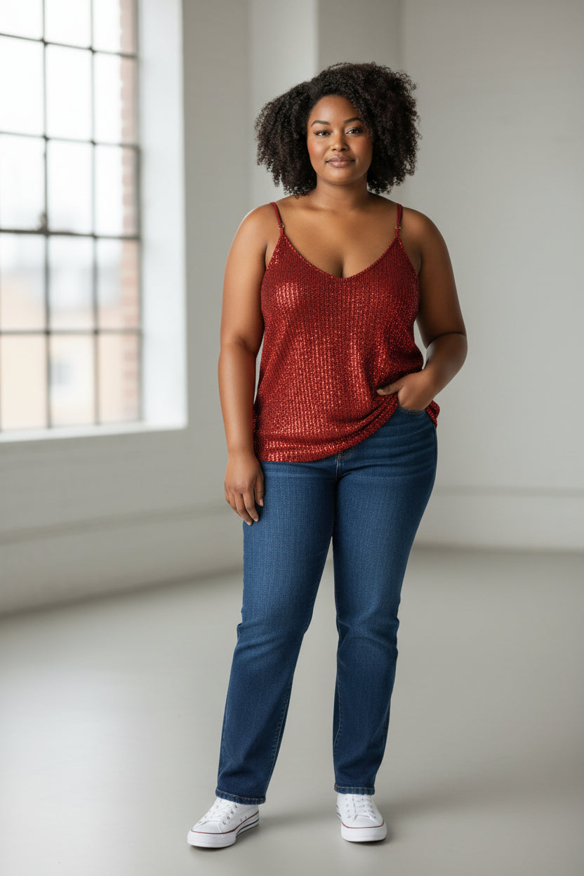 Débardeur rouge Mobelle