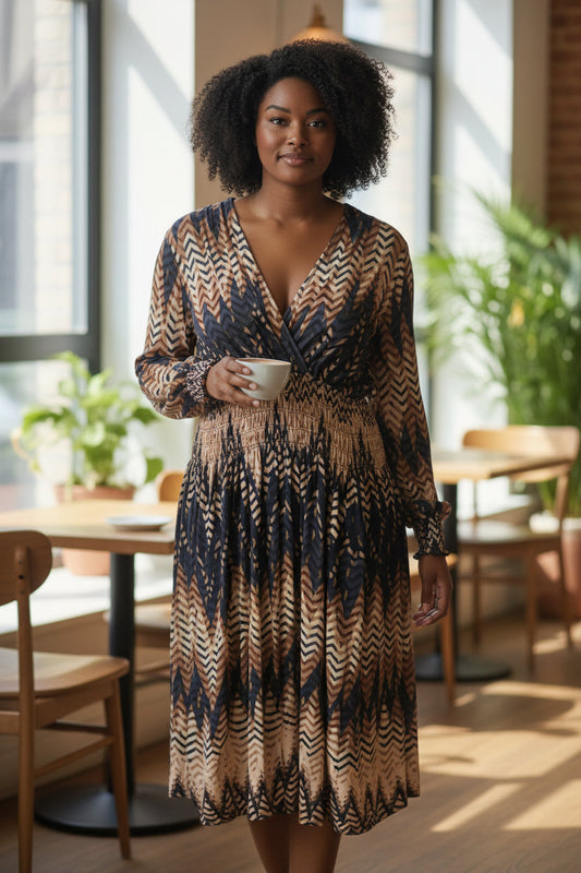 Robe à motifs Mobelle