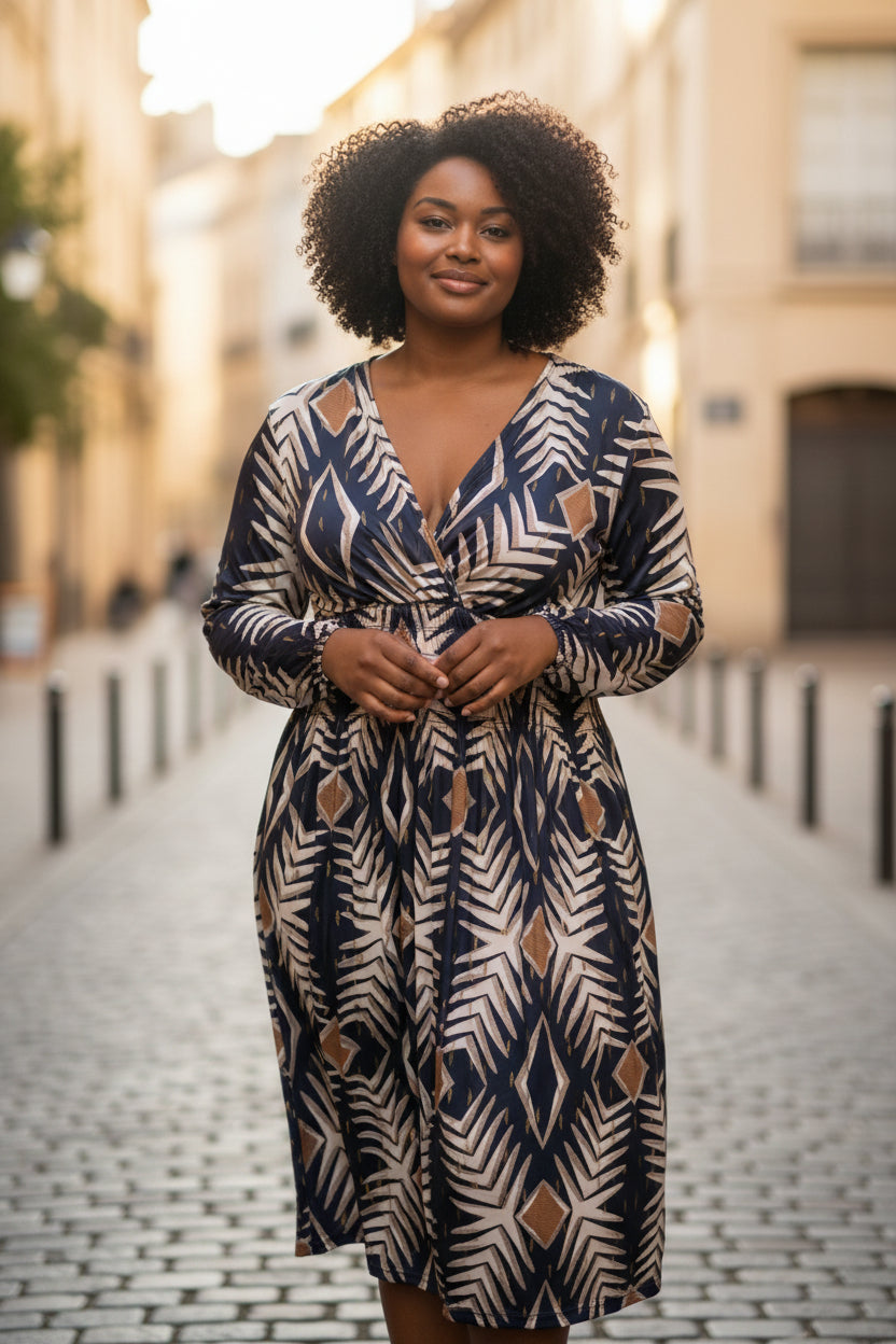 Robe à motifs Mobelle