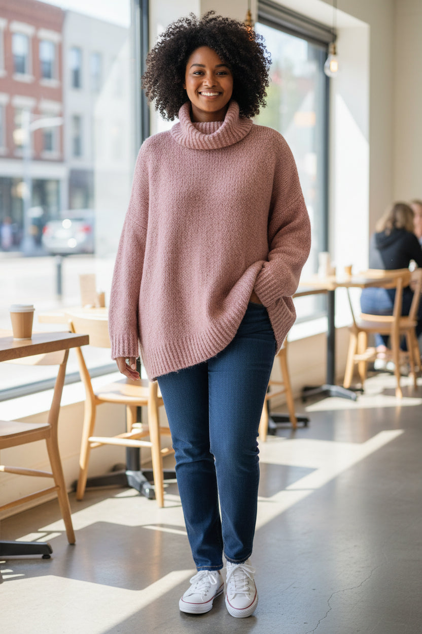 Pull col roulé - Mobelle