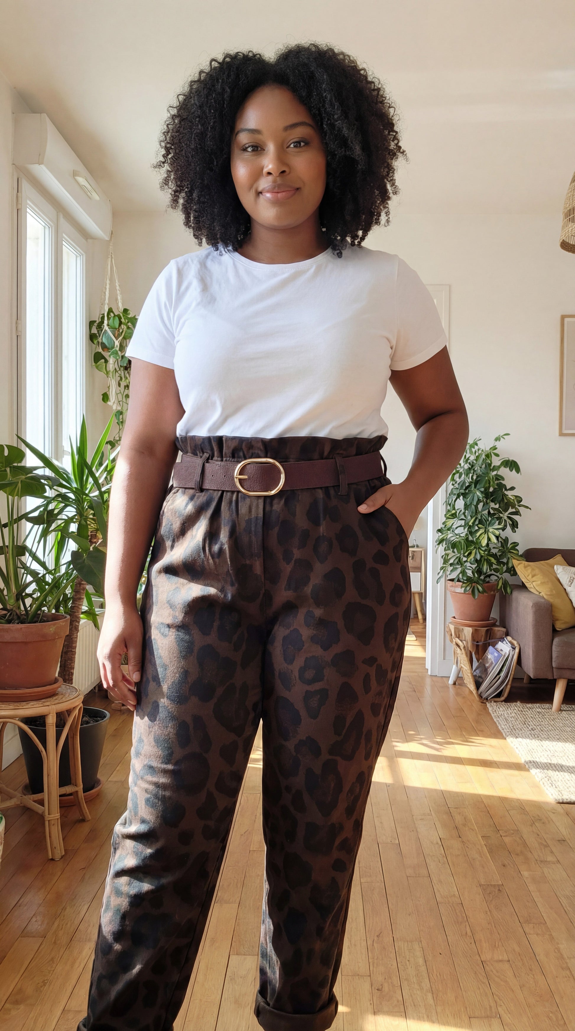 Pantalon léopard Mobelle