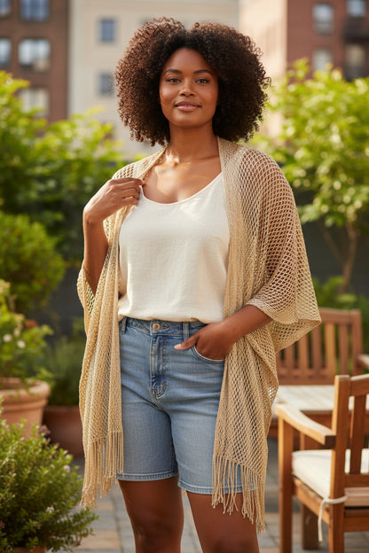 Gilet overisze dégradé