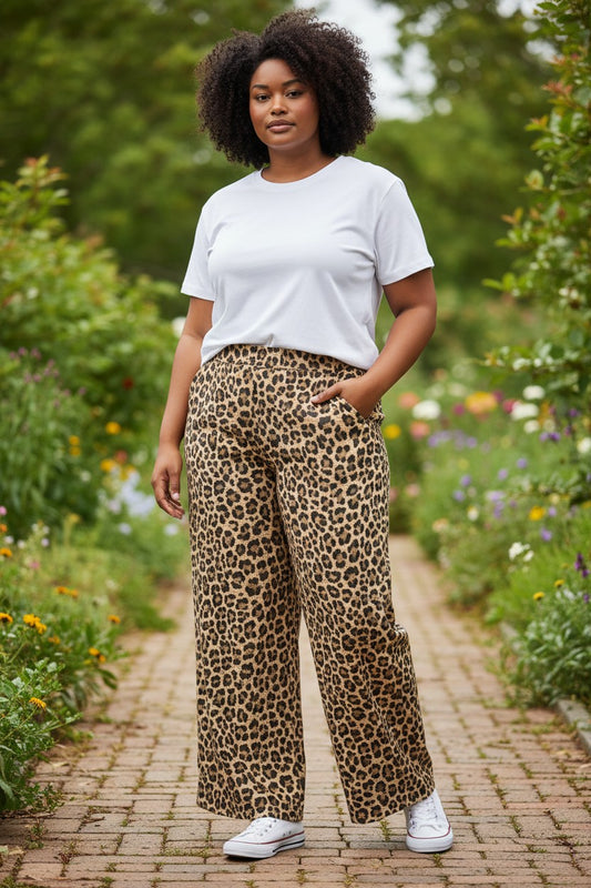 Pantalon Léopard Mobelle