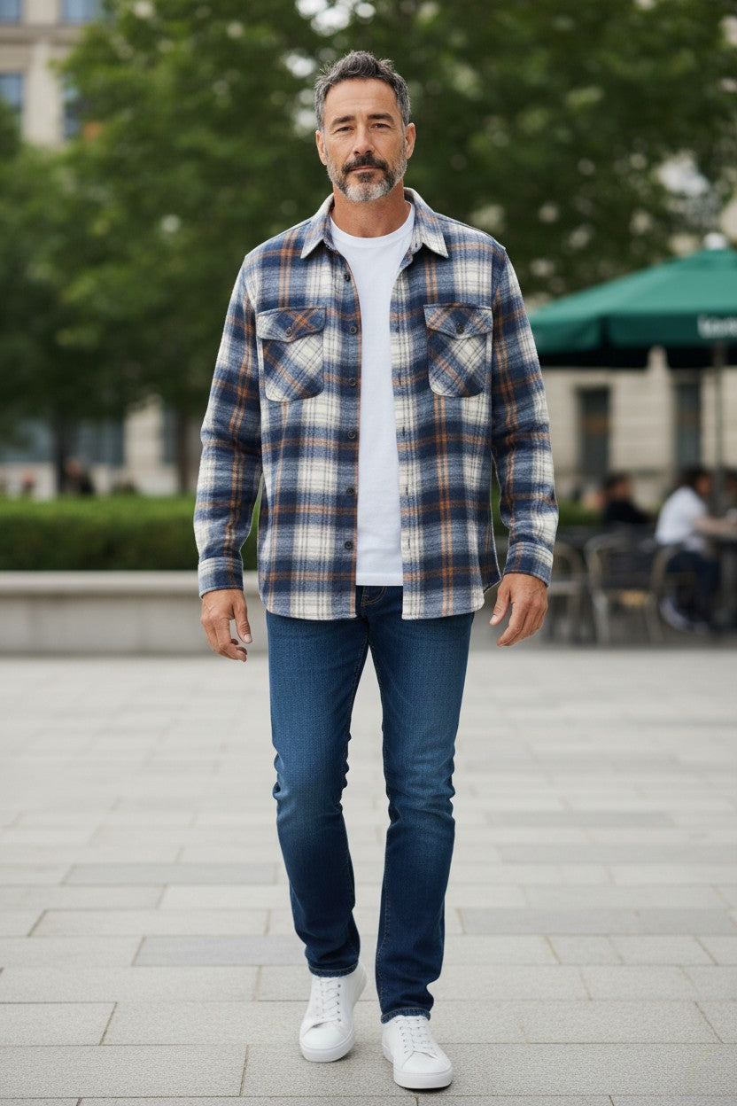 Veste à carreaux Mobelle