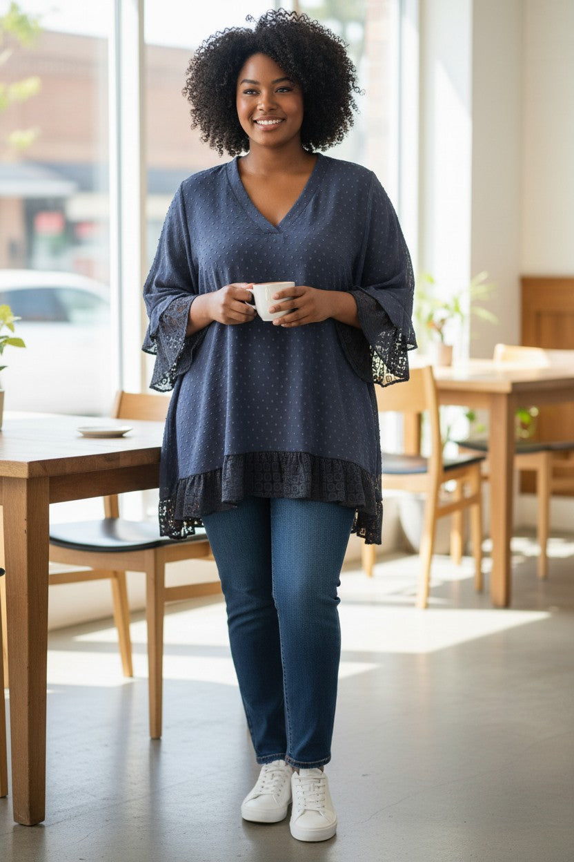 Tunique bleue Mobelle