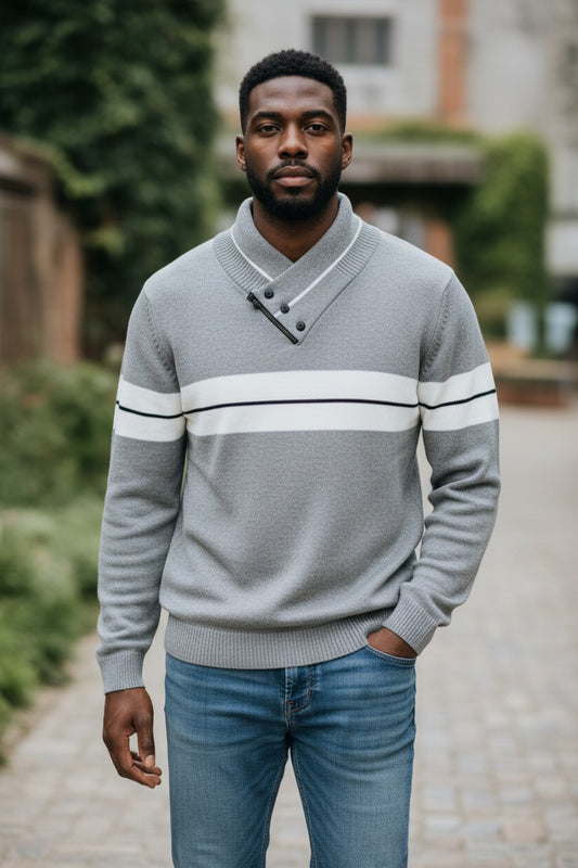 Pull col boutonné Mobelle