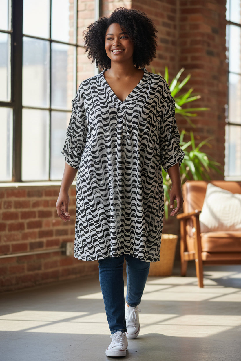 Tunique ondulée Mobelle