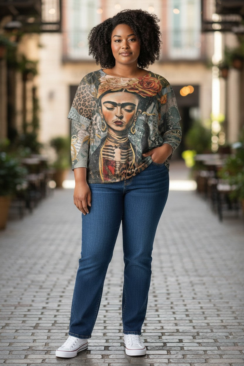 Pull imprimé Wildflower Mobelle