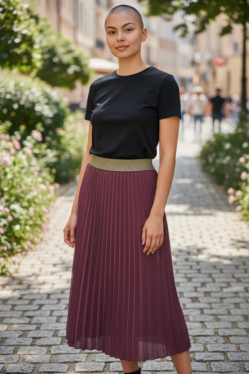 Jupe Bordeaux Mobelle