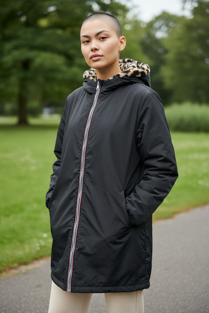 Manteau Réversible Léopard Mobelle