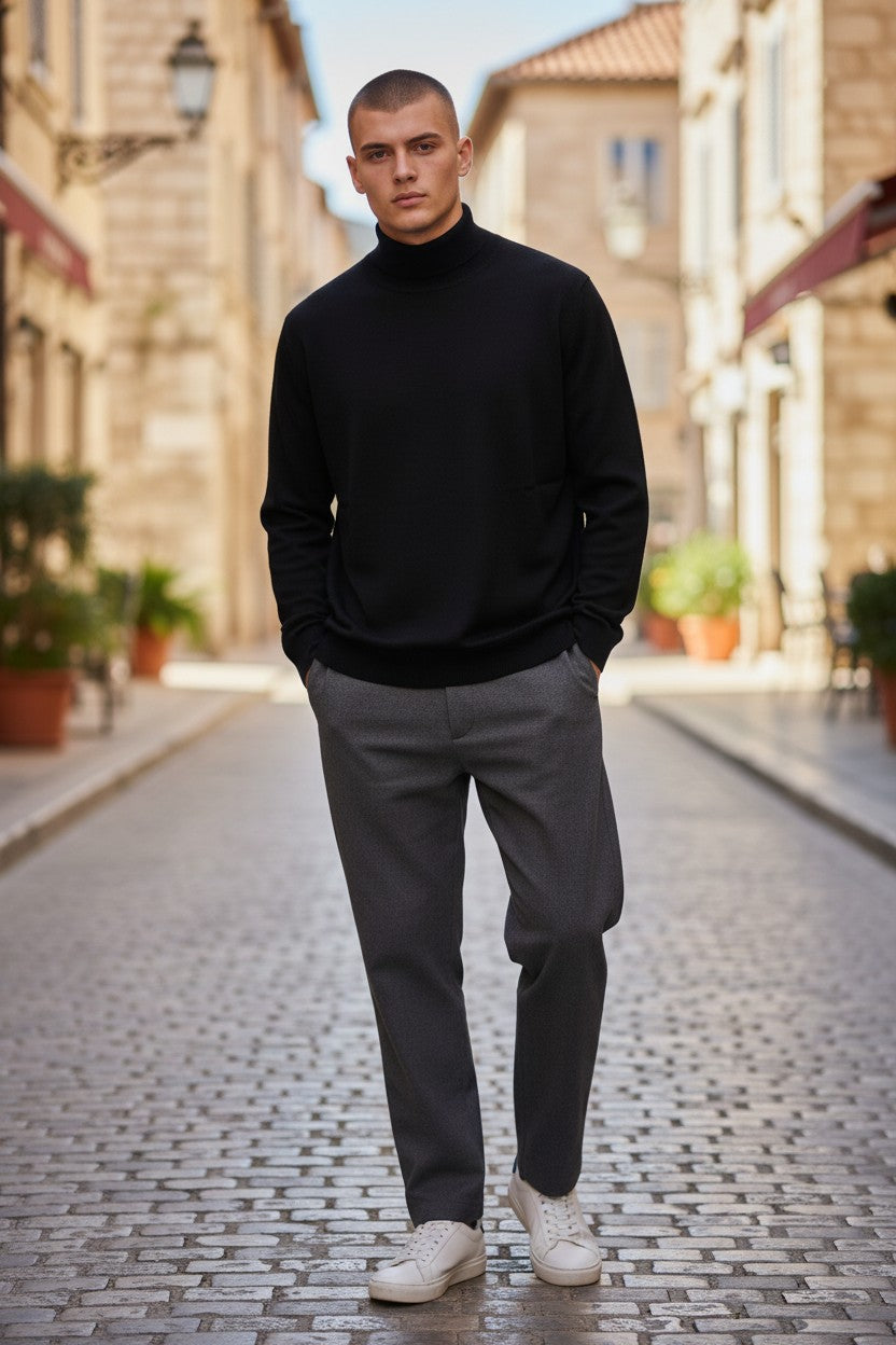 Pull col roulé Mobelle